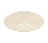 Luminosa Lighting Luminosa Sully Decorative Flush Ceiling Light White 1X Rgb Led Dimmable 3000-6500K Timer