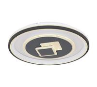Luminosa Lighting Luminosa Sundi Integrated Led Semi Flush Ceiling Light White Led Dimmable 2700-6000K Remote Control