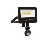 Luminosa Lighting Luminosa Super Slim 2 Floodlight Ip67 2000Lm 20W Tuya 3000/4000/6500K Pir 120Deg. Non Dimmable 100Lm/w Black