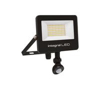 Luminosa Lighting Luminosa Super Slim 2 Floodlight Ip67 3000Lm 30W Tuya 3000/4000/6500K Pir 120Deg. Non Dimmable 100Lm/w Black