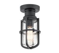 Luminosa Lighting Luminosa Suri Outdoor 1 Light Porch , Pedestal Lantern, Textured Black, Ip44, E27