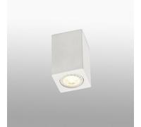 Luminosa Lighting Luminosa Sven 1 Light Square Surface Mounted Downlight Plaster, White, Gu10