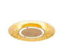 Luminosa Lighting Luminosa Tabea 50Cm Integrated Led Semi Flush Ceiling Light Gold Colors Led 3000K