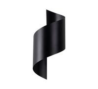 Luminosa Lighting Luminosa Talassa Decorative Swirl Flush Wall Lamp Black