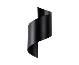 Luminosa Lighting Luminosa Talassa Decorative Swirl Flush Wall Lamp Black