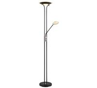 Luminosa Lighting Luminosa Tamika Mother & Child Lamp Matt Black Satined Glass Shade Led Dimmable 3000K