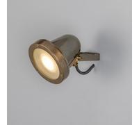 Luminosa Lighting Luminosa Thames Outdoor Outdoor Spotlight, Antique Brass, Ip64
