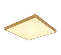 Luminosa Lighting Luminosa Tibey 45Cm Square Flush Ceiling Light Brass-Coloured Matt Led 3000K