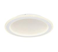 Luminosa Lighting Luminosa Tini Integrated Led Semi Flush Ceiling Light White Led Dimmable 2700-6000K Remote Control