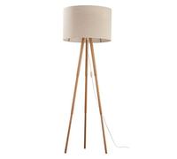 Luminosa Lighting Luminosa Tokyo Tripod Floor Lamp Pine, Cream 1Xe27