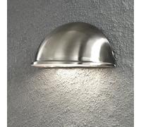 Luminosa Lighting Luminosa Torino Outdoor Modern Large Half Circle Wall Light Stainless Steel, Ip23