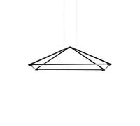 Grok Tubs - LED Decorative Ceiling Pendant Matt Black 120cm 5200lm 3000K
