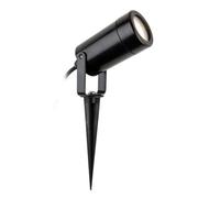 Luminosa Lighting Luminosa Tulsa Outdoor Wall & Spike Light Black Ip44, Gu10