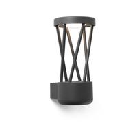 Luminosa Lighting Luminosa Twist Outdoor Led Dark Grey Wall Light 10W 3000K Ip65
