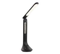 Luminosa Lighting Luminosa Tyrell Desk Task Lamp Black Led 4000K Clock Timer