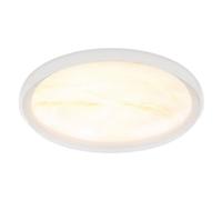 Luminosa Lighting Luminosa Tyrone Integrated Led Semi Flush Ceiling Light White Led 2700-6000K