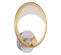 Luminosa Lighting Luminosa Umbra Integrated Led Wall Lamp Silver Colored Led 3000K