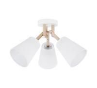 Luminosa Lighting Luminosa Vaio Multi Arm Semi Flush Ceiling Lamp Pine, White 3Xe27