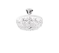 Luminosa Lighting Luminosa Valerie Classic Ceiling Light Polished Chrome, 3X E14