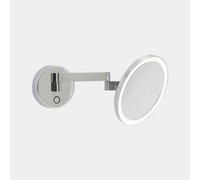 Luminosa Lighting Luminosa Vanity Illuminated Bathroom Mirror Chrome, Sandblasted Led 10.5W 3000K Ip44 Touch Dimming