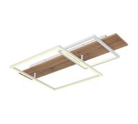 Luminosa Lighting Luminosa Vanni 75X40Cm Integrated Led Semi Flush Ceiling Light White Matt 2X Led 3000K