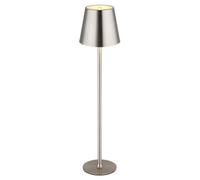 Luminosa Lighting Luminosa Vannie Bedside Table Lamp Nickel Matt Ip44 Led 3000K Touch Dimmer