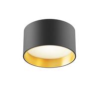 Luminosa Lighting Luminosa Vega Surface Mounted Downlight Black And Matte Gold 3000K 890Lm