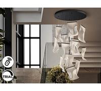 Luminosa Lighting Luminosa Velos Cluster Pendant Ceiling 13 Light Matt Black Led 3000K Dimmable