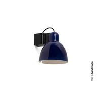 Luminosa Lighting Luminosa Venice White Dome Wall Lamp Cobalt Blue