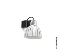 Luminosa Lighting Luminosa Venice White Dome Wall Lamp Stripes