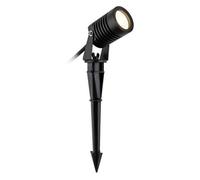 Luminosa Lighting Luminosa Veron Outdoor Integrated Led Short Spike Ground Light Black Ip65