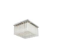 Luminosa Lighting Luminosa Vince Ceiling Light Chrome Clear Glass Shade Led 4000K