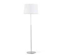 Volta 1 Light Floor Lamp White Nickel E27 Netlighting White One Size