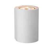 Luminosa Lighting Luminosa Wells 1 Light Single Plaster Indoor Wall Light White, Gu10
