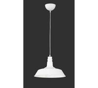 Luminosa Lighting Luminosa Will Modern Dome Pendant Ceiling Light White - Uk Stock