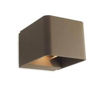 Luminosa Lighting Luminosa Wilson Outdoor Led Up Down Wall Light Brown 855Lm 3000K Ip65