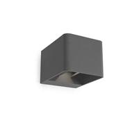 Luminosa Lighting Luminosa Wilson Outdoor Led Up Down Wall Light Urban Grey 855Lm 2700K Ip65