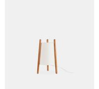 Luminosa Lighting Luminosa Woody Tripod Table Lamp Oak Wood, Beige E27