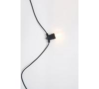 BHS Lighting Burke Outdoor Solar Festoon Lights in Black BHS Lighting Black
