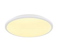 Luminosa Lighting Luminosa Xander Flush Ceiling Light White Matt Led 3000K