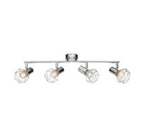Luminosa Lighting Luminosa Xara I Ceiling Spotlight Bar Chrome 4X E14