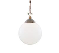 Luminosa Lighting Luminosa Yerevan 35Cm Globe Pendant, Antique Brass