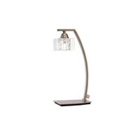 Luminosa Lighting Luminosa Zen Table Lamp 1 Light G9, Satin Nickel