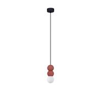 Luminosa Lighting Luminosa Zero Ii Slim Pendant Ceiling Light Red Led G9 1X5W