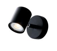 Luminosa Lighting Luminosa Zero Single Ceiling Spotlight, Black, Gu10