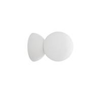 Luminosa Lighting Luminosa Zero Wall Lamp White Gypsum, Opal Glass Led G9
