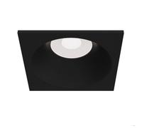 Luminosa Lighting Luminosa Zoom Recessed Square Downlight Black, 1 Light Ip65, Gu10