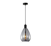 Luminosa Lighting Luminosa Zulo Teardrop Dome Pendant Ceiling Light Black