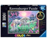 Luminous 100 Puzzle - Unicorns in the Moonlight