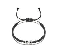 Luminous 26 Letters Initial Heart Bracelets Handmade Adjustable Braided For Women Friendship Bracelets Jewelry Men